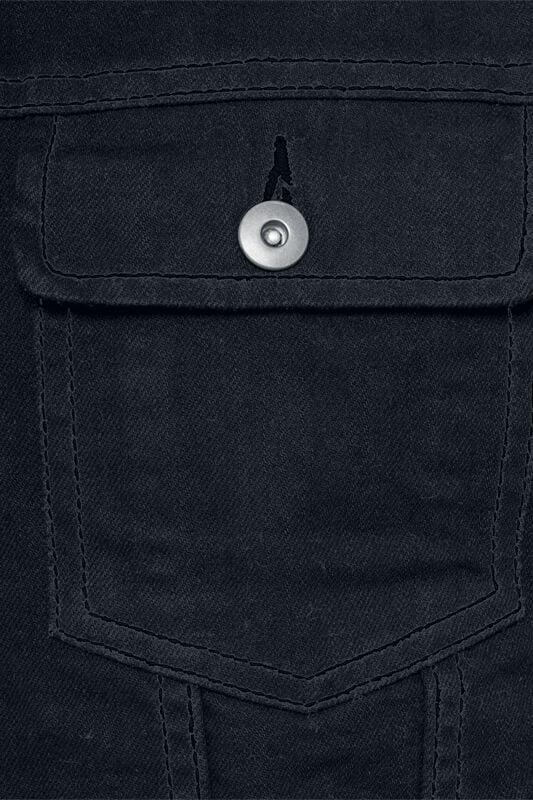 246687d Men's Motorcycle Denim Vest - Biker Style - Image 8